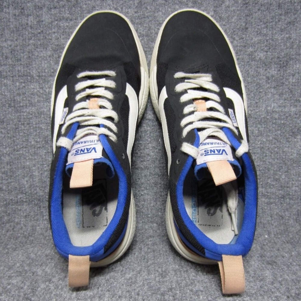 Vans UltraRange UltraCush Shoes Womens Size 8 Black Blue Sneakers